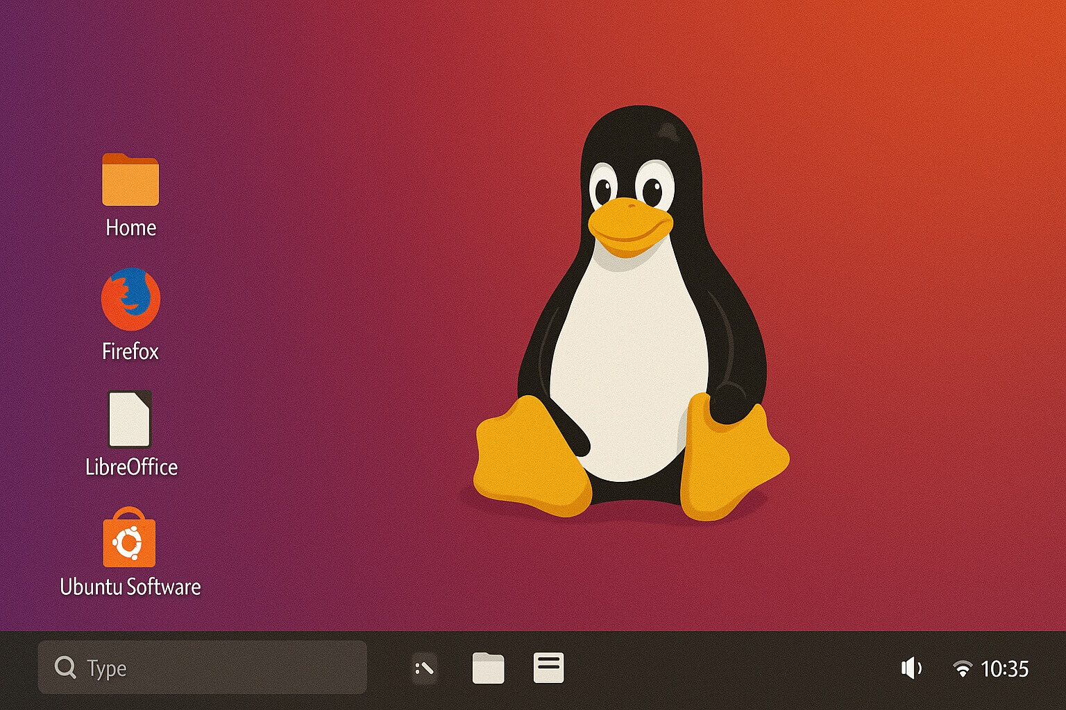 Desktop Ubuntu linux operativnog sistema